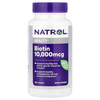 Natrol, Biotiini, 100 tablettia