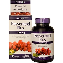 Resveratrol Plus, 100 mg, 30 Tablets