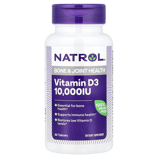Natrol, Vitamin D3, 60 Tablets