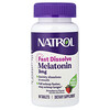 Natrol, Melatonin, Hızlı Eriyen, Çilek, 3 mg, 90 Tablet