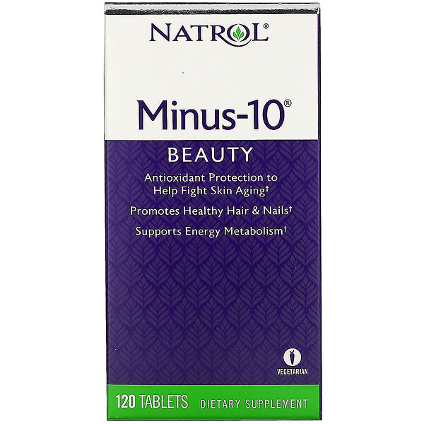 Natrol, Minus-10, 120 Tabletten