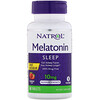 Natrol, ميلاتونين، سريع الذوبان، بالقوة القصوى، بالفراولة، 10 مجم 60 قرص