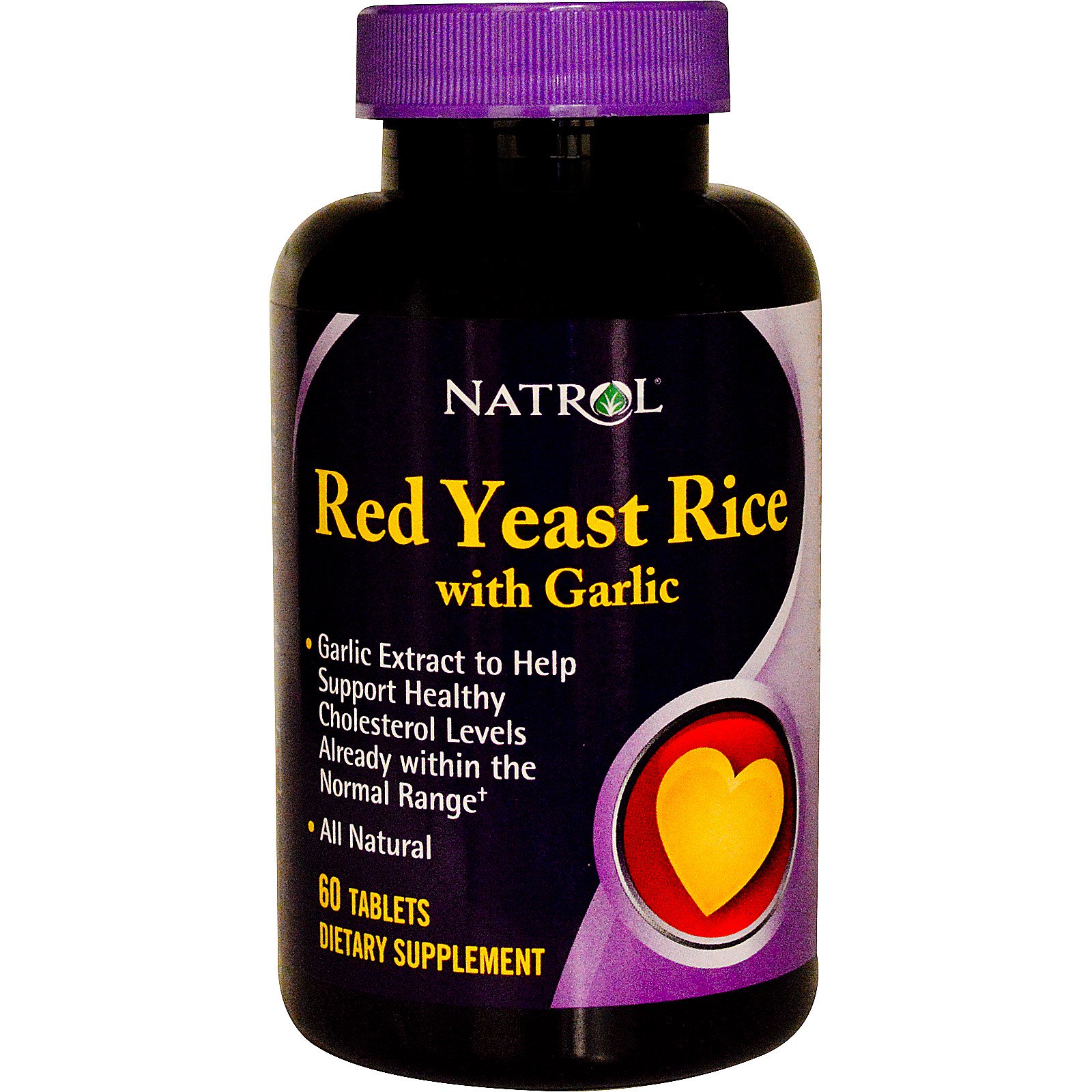 Natrol, Red Yeast Rice with Garlic, 60 Tablets iHerb