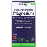 Отзывы о Natrol, High Absorption Magnesium, Cranberry Apple Natural Flavor, 250 mg, 60 Tablets