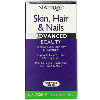 Natrol, Haut, Haare und Nägel, Advanced Beauty, 60 Kapseln