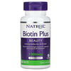 Natrol, Biotin Plus, Extra Strength, 5,000 mcg, 60 Tablets
