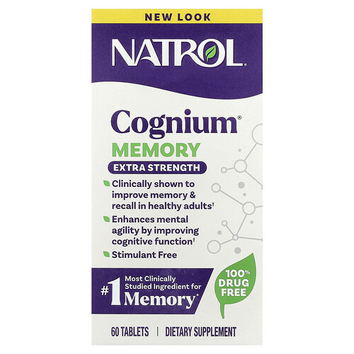 Natrol Cognium® Memory, 200 mg, 60 Tablets