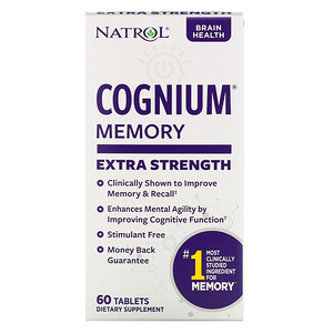 Нэтрол, Cognium, Extra Strength, 200 mg, 60 Tablets отзывы