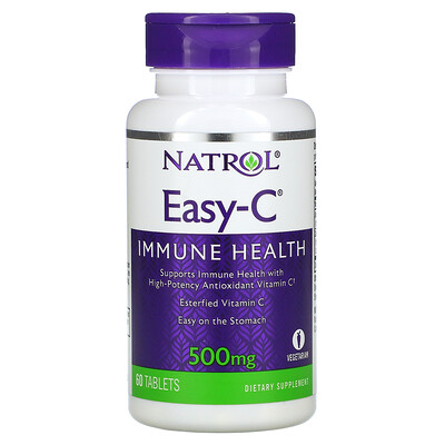 Natrol Easy-C, 500 mg, 60 Tablets