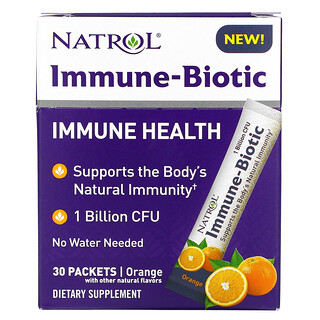 Natrol, Immune-Biotic, Immunbiotikum, Orange, 1 Milliarde KBE, 30 Päckchen