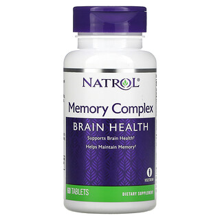 Natrol, Memory Complex, Brain Health, 60 Tablets