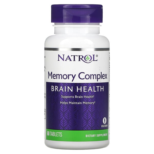 Natrol‏, Memory Complex, Brain Health, 60 Tablets