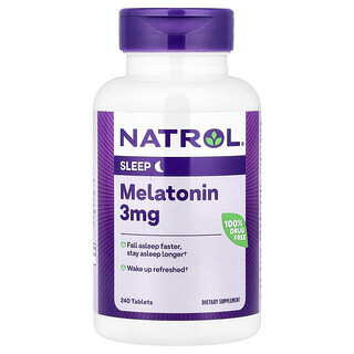 Natrol, 褪黑荷尔蒙，3毫克，240片