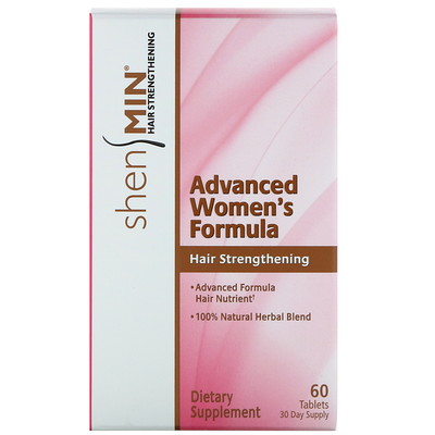 

Shen Min, Advanced Women's Hair Strengthening Formula, 60 Tablets