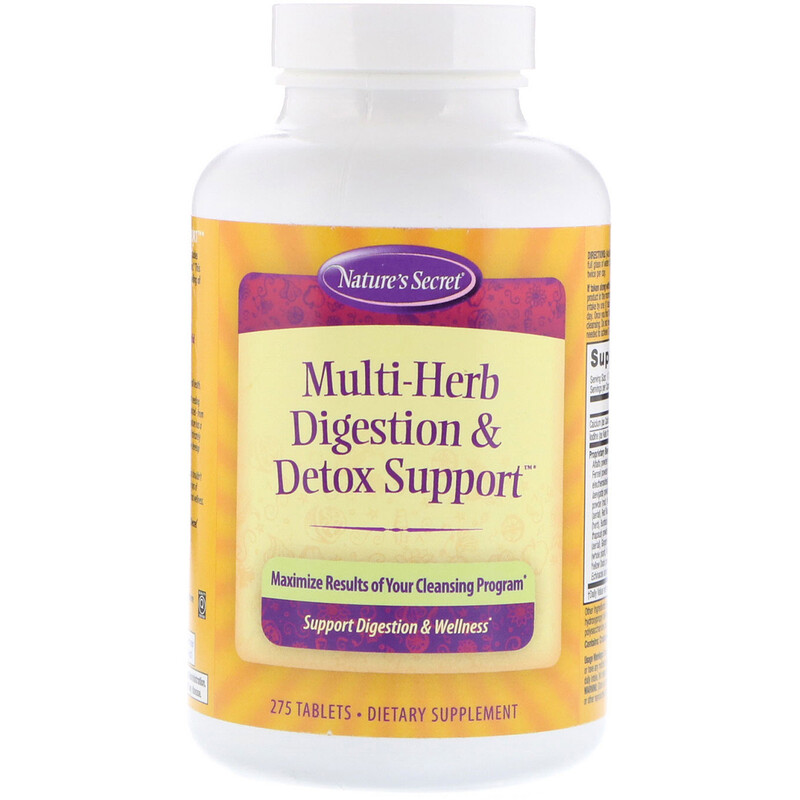 Nature's Secret, MultiHerb Digestion & Detox Support, 275 Tablets iHerb