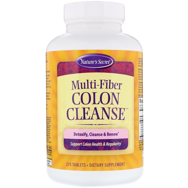 Nature's Secret, MultiFiber Colon Cleanse, 275 Tablets iHerb
