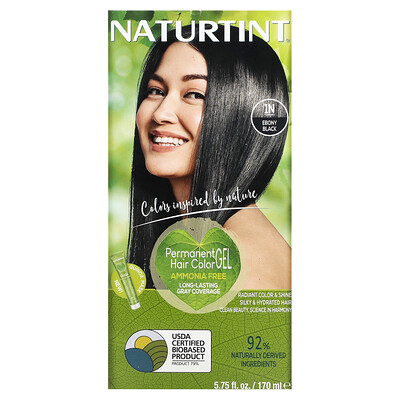 

Naturtint Стойкая краска для волос 1N черное дерево 165 мл (5 6 жидк. Унции)