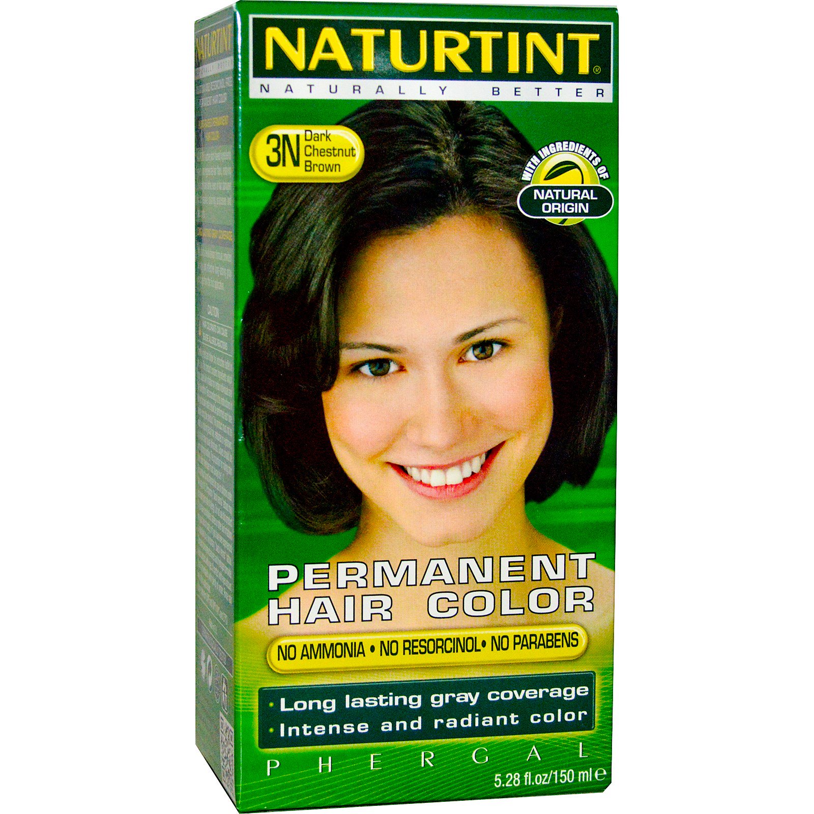 Naturtint Permanent Hair Color 3N Dark Chestnut Brown 528 Fl