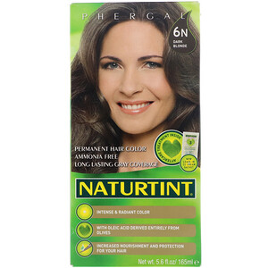 Отзывы о Натуртинт, Permanent Hair Color, 6N Dark Blonde, 5.6 fl oz (165 ml)