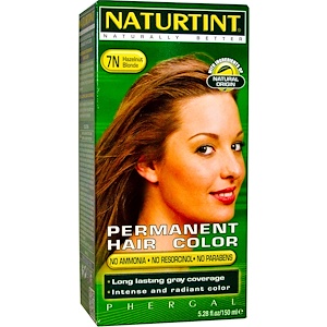 Натуртинт, Permanent Hair Color, 7N Hazelnut Blonde, 5.28 fl oz (150 ml) отзывы