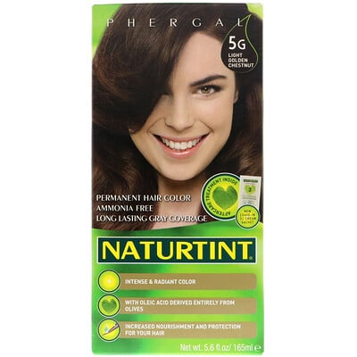 Naturtint Permanent Hair Color, 5G Light Golden Chestnut, 5.6 fl oz (165 ml)