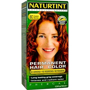 Отзывы о Натуртинт, Permanent Hair Color, 8C Copper Blonde, 5.28 fl oz (150 ml)