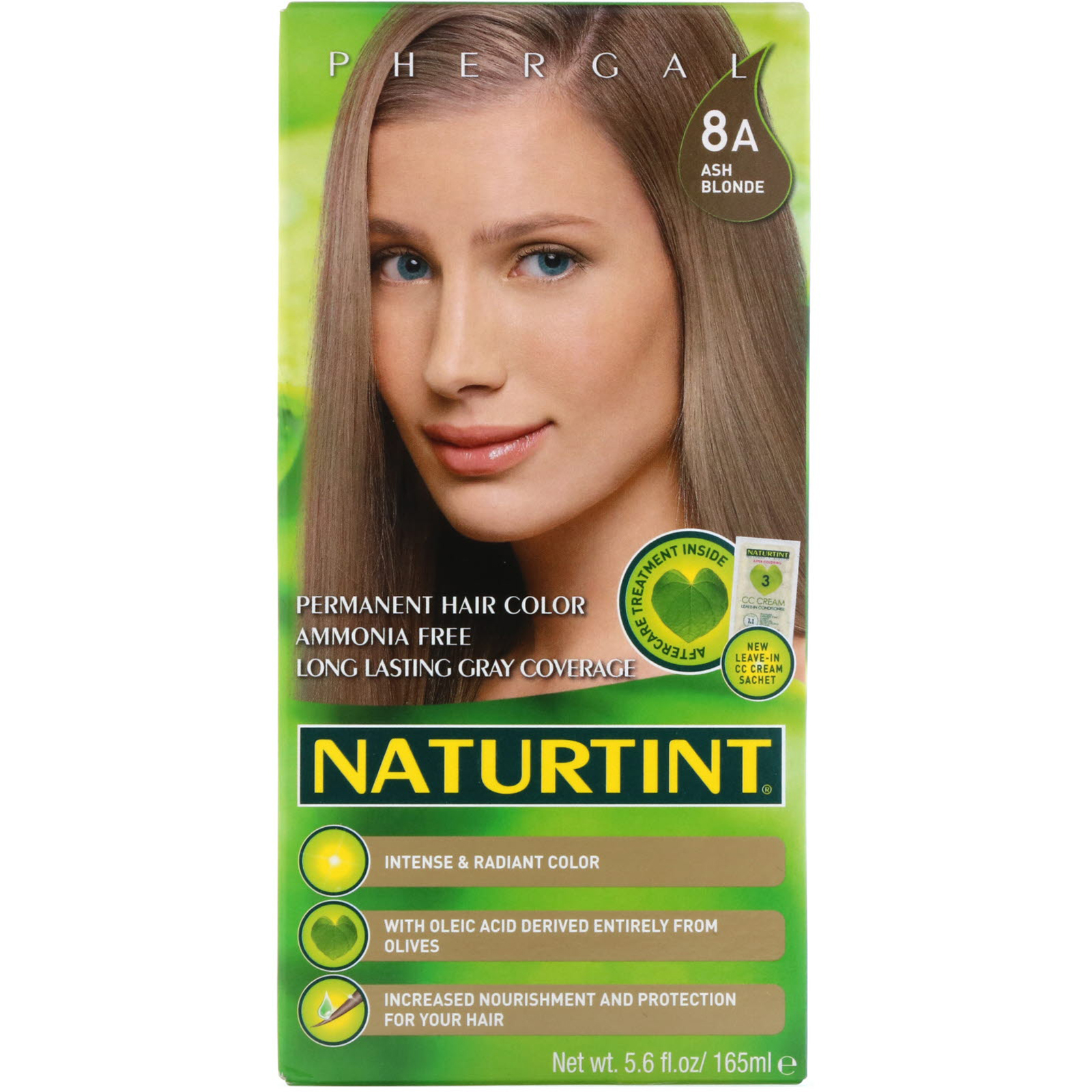 Naturtint Permanent Hair Color 8a Ash Blonde 5 6 Fl Oz 165 Ml