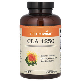 NatureWise, CLA 1250, 90 capsules à enveloppe molle