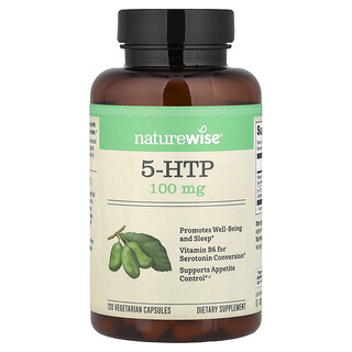 NatureWise, 5-HTP, 120 Cápsulas Vegetarianas