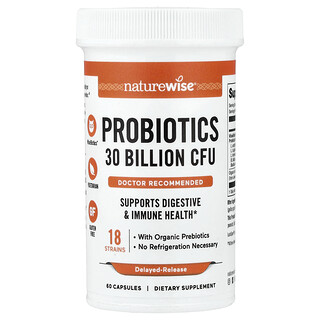 NatureWise, Probióticos, 60 cápsulas