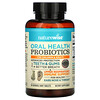 NatureWise, пробиотики для здоровья ротовой полости, для детей и взрослых, со вкусом мяты, 50 жевательных таблеток