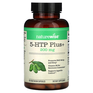 NatureWise, 5-HTP Plus y más, 60 cápsulas vegetales