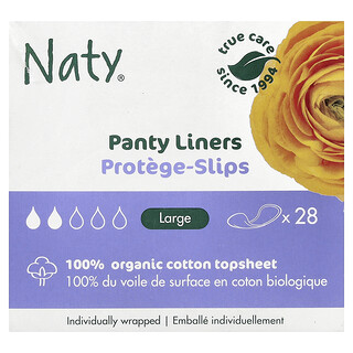 Naty, Protectores diarios, Grande, 28 protectores