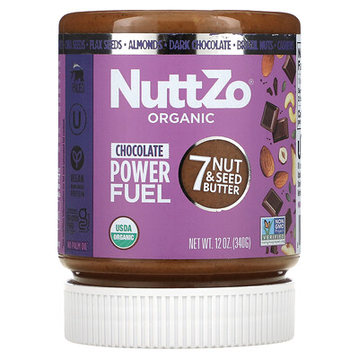

Nuttzo Power Fuel, органическое масло из 7 орехов и семян, шоколадное, 340 г (12 унций)