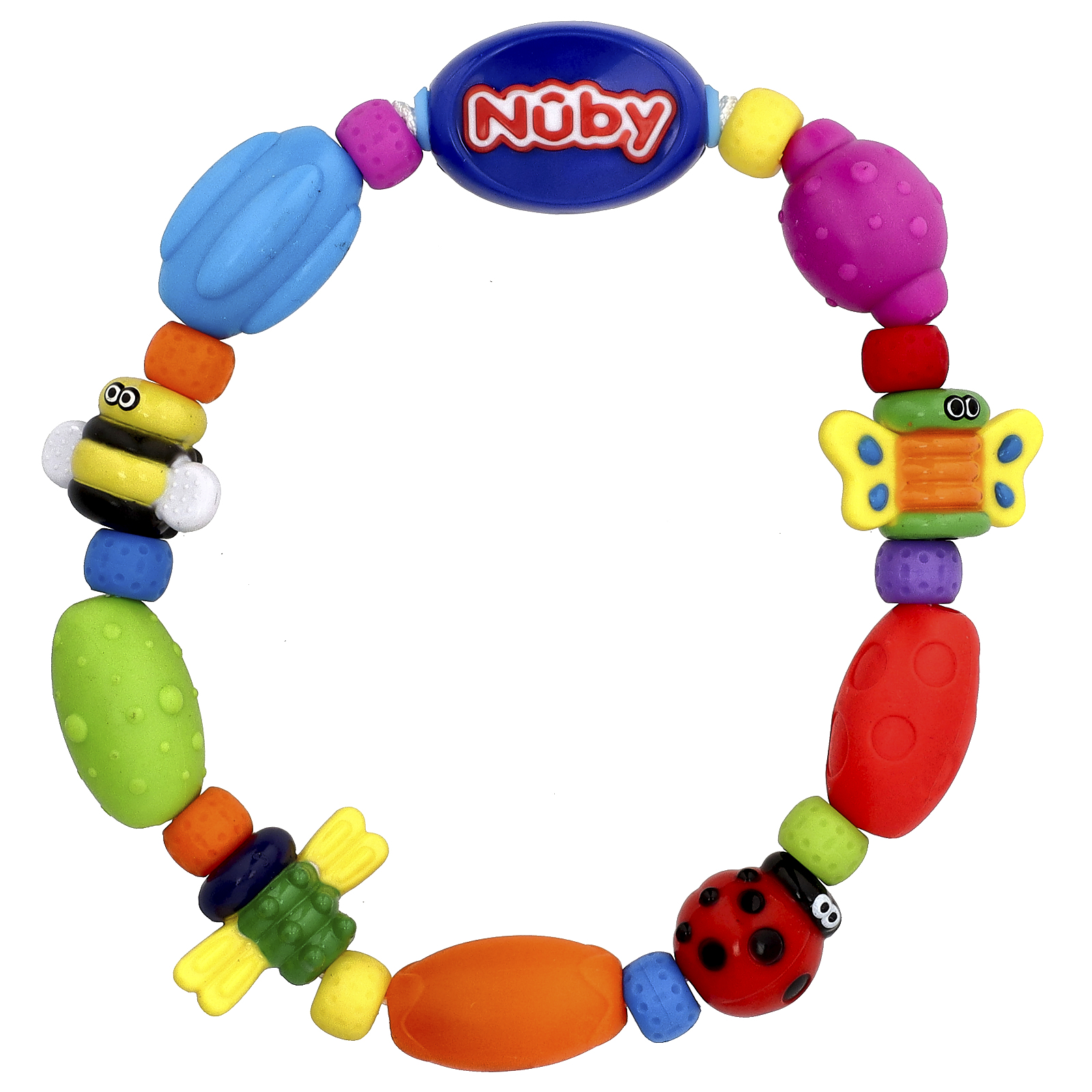 Nuby Soothing Teether Bug-a-Loop 3  Months 1 Soothing Teether BPA-Free