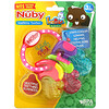 Nuby, Soothing Teether, Icy Bite Keys, 3+ Months, Perfectly Pink, 1 Count