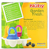 Nuby‏, Garden Fresh Fruitsicles، للأطفال بعمر 6 أشهر فما فوق، 4 مصاصات