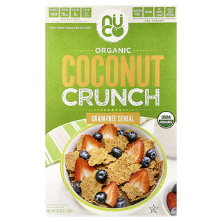 NUCO, Cereal crocante de coco orgánico, Cereal de coco sin granos, 300 g (10,58 oz)