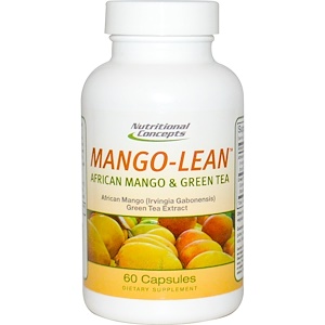 Отзывы о Нутритионал Концептс, Mango-Lean, African Mango & Green Tea, 60 Capsules