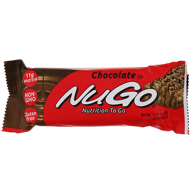 NuGo Nutrition, Nutrition To Go, Chocolate, 15 Bars, 1.76 oz (50 g