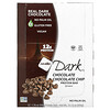 NuGo Nutrition, NuGo Dark, Protein Bars, Pedaços de Chocolate com Chocolate, 12 Barrinhas, 50 g (1,76 oz) Cada