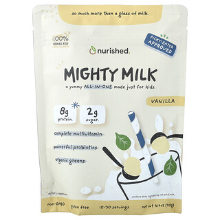 Nurished, Niños, Mighty Milk, Vainilla, 259 g (9,14 oz)