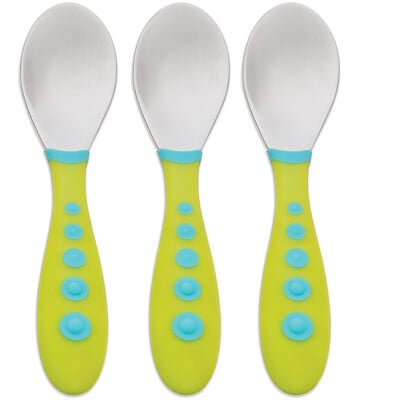 NUK First Essentials, Kiddy Cutlery Spoons, 18+ Months, 3 Pack