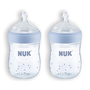 Отзывы о НУК, Simply Natural, Bottles, Boy, 0+ Months, Slow, 2 Pack, 5 oz (150 ml) Each