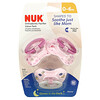 NUK, Orthodontic Pacifier Value Pack, Pink, 0-6 m, 3 Pack