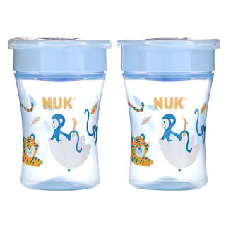 NUK, Evolution 360 Cup, от 8 месяцев, 2 стакана, 240 мл (8 унций)