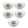 NUK, Orthodontic Pacifier Value Pack, 0-6 Months, Animals, 5 Pack