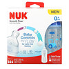 NUK‏, تدفق خفيف، زجاجة بنظام مضاد للمغص، لحديثي الولادة فأكبر، 3 عبوات، 10 أونصات (300 مل) لكل عبوة