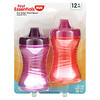 NUK‏, First Essentials, Fun Grips Hard Spout, Pink/Purple, 12+ Months,  2 Cups