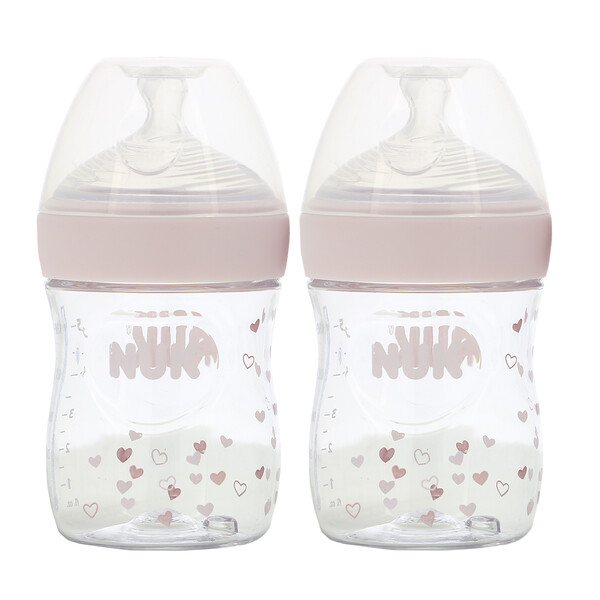 Simply Natural, Bottles, Hearts, 0+ Months, Slow, 2 Pack, 5 oz ( 150 ml) Each